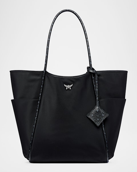 MCM Aren Small Nylon Crossbody Bag | Neiman Marcus