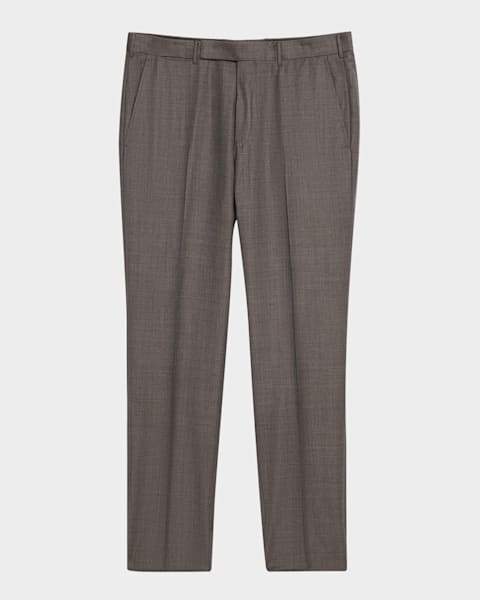 Giorgio Armani Men's Upton Wool Cannete Trousers | Neiman Marcus