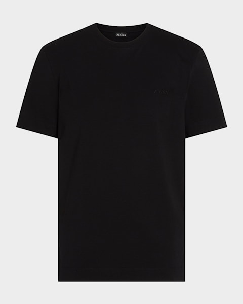 ZEGNA Men's Slim Fit Micromodal Crewneck T-Shirt | Neiman Marcus