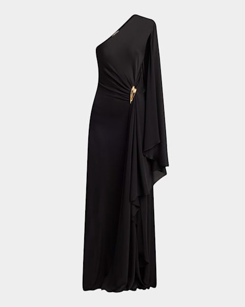 VIP【関税送料無料】希少 Giorgio Armani Silk Pullover Giorgio Armani Floral Print Silk Gown with Smocked Waist
