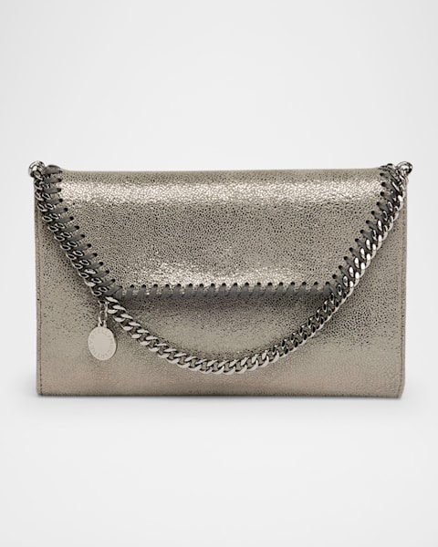 STELLA MCCARTNEY Falabella 50 フェイクレザー ミュール 関送無 STELLA MCCARTNEY Falabella 50 Silver Faux Leather Mules