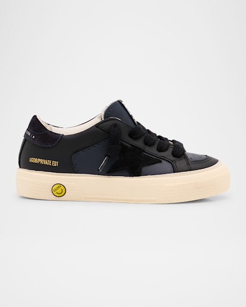 Golden Goose Girl's Exclusive Super Star Glitter Star Low Top
