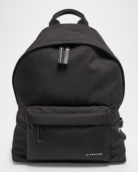 Balenciaga Men's Explorer Nylon Logo Backpack | Neiman Marcus