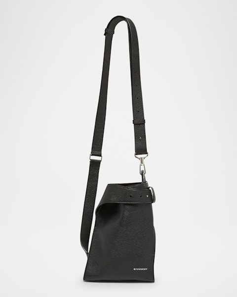 Givenchy Men's Voyou Large Bag in Embossed Leather | Neiman Marcus