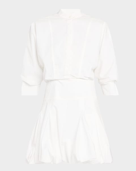Selena Backless Twist Back Matte Viscose Crepe Dress 