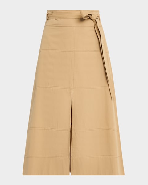 Golden Goose Journey Zip-Front Circle Skirt | Neiman Marcus