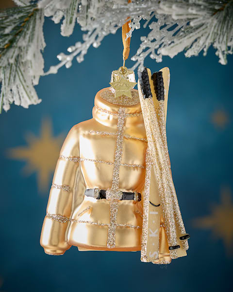 Vondels Silver and Gold Watch Christmas Ornament | Neiman Marcus