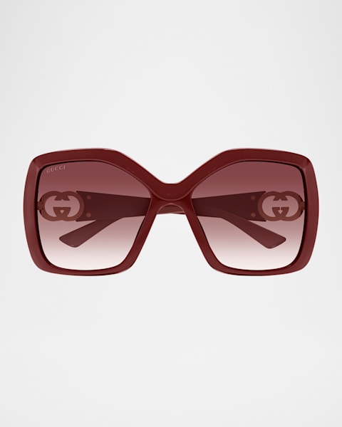 Plastic Cat-Eye Sunglasses