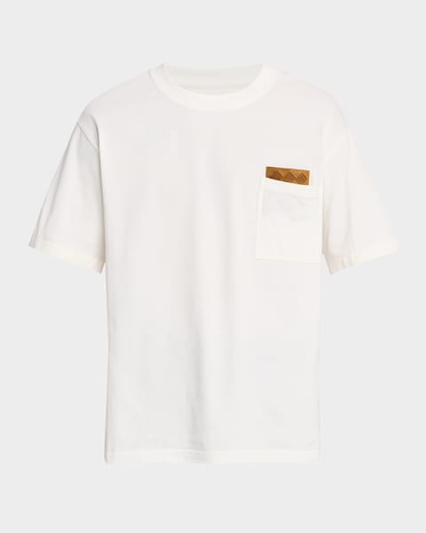 Bottega Veneta Men's Heavy Japanese Jersey T-Shirt | Neiman Marcus
