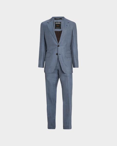 ZEGNA Men's 15milmil15 Micro-Check Wool Suit | Neiman Marcus