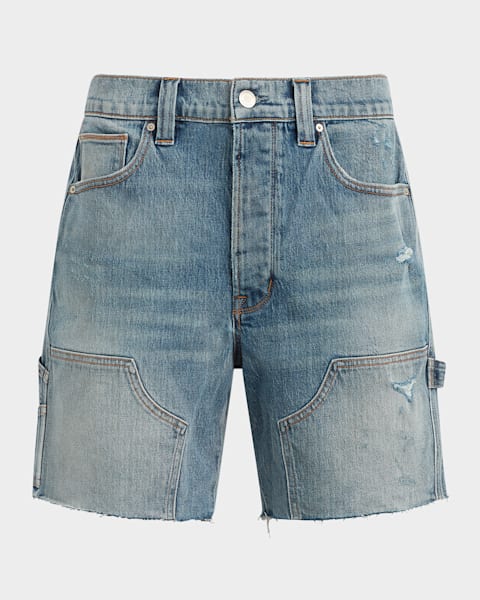 100％本物 Amiri Marcus Neiman | Shorts Denim Bandana Bleach Men's パンツ