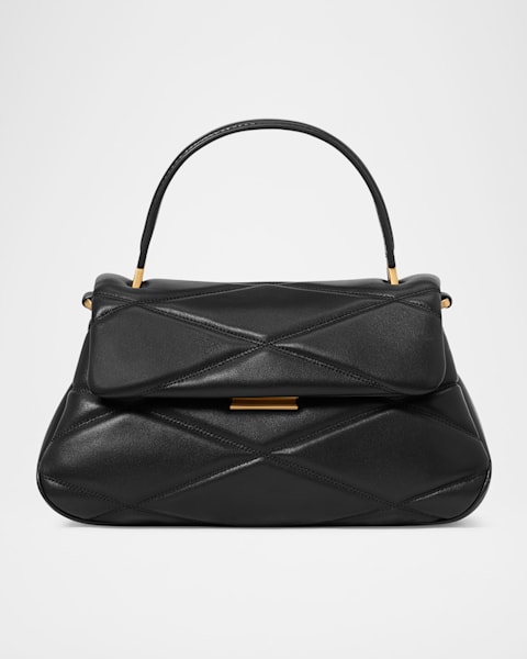 kate spade new york twirl beaded top-handle bag | Neiman Marcus