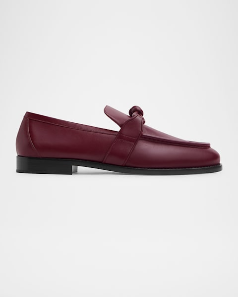 Bottega Veneta Men's Monsieur Chunky Glossy Leather Loafers