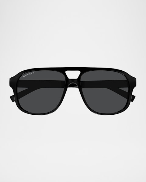 Off-White Men's Venezia Acetate Rectangle Sunglasses