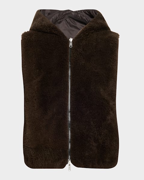 Brunello Cucinelli Quilted Nylon Padded Thermal Hooded Vest