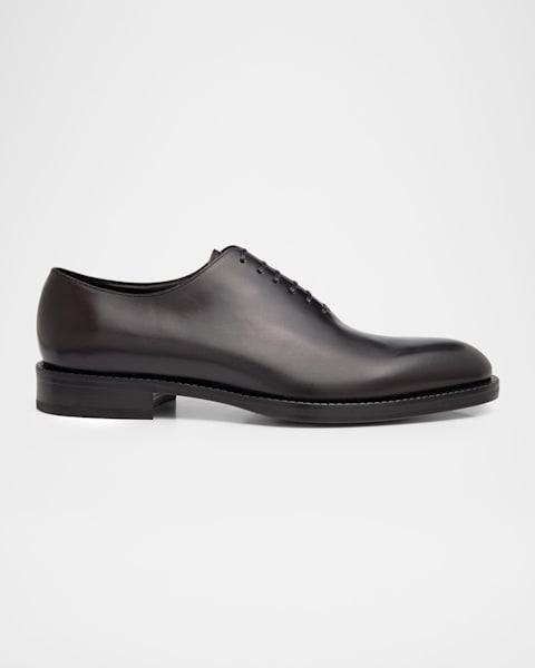 McQueen Men's Brogue Leather Oxfords | Neiman Marcus