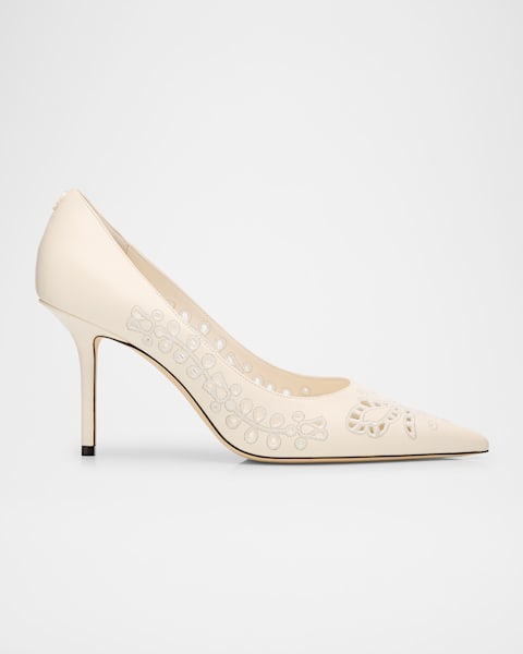 【関税＆送料込み】Valentino Garavani Hi Dolly Embroidered Valentino Garavani Hi Dolly Daisy Embroidered Satin Pumps