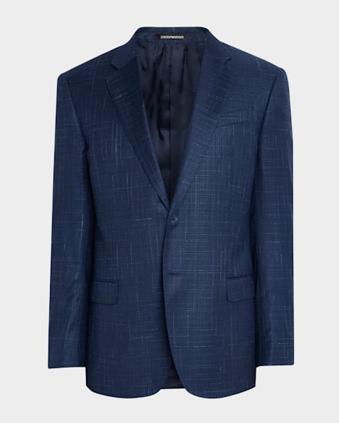 Giorgio Armani Men's Check-Textured G Line Sport Coat