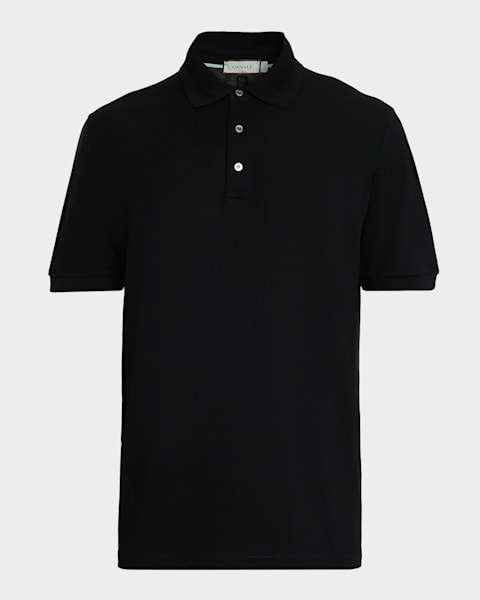 Moncler Men's Small Logo Polo Shirt | Neiman Marcus