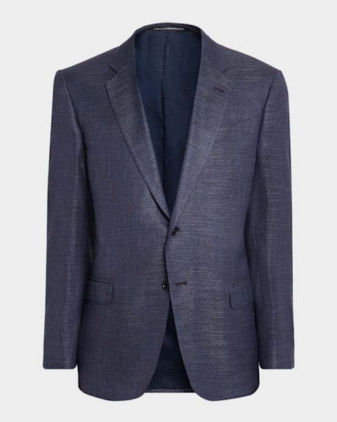 Giorgio Armani Men's Check-Textured G Line Sport Coat | Neiman Marcus