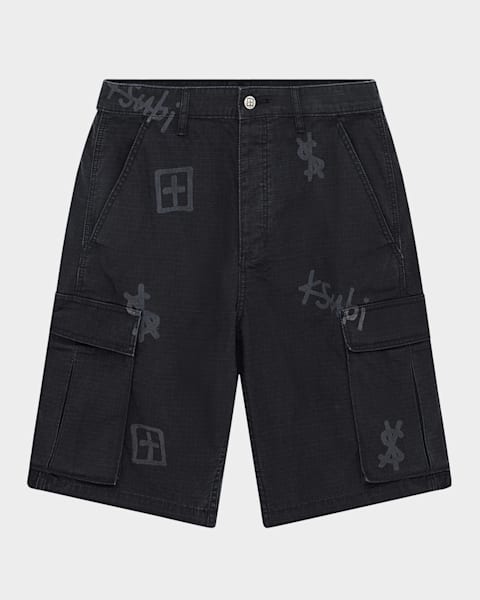 【YOURNUS】The Cross Bermuda Cargo Pants YOURNUS】The Cross Bermuda Cargo Pants XYTHFZD Summer Men's
