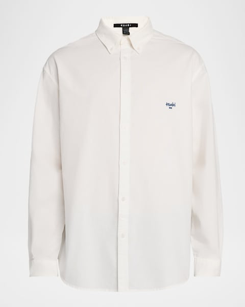 everyone back logo check button-down L everyone Back Logo Window