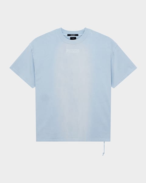 Tシャツ・カットソー VERSACE Men T-shirt Gnawed Blue 10066621A07044 5G540 Medusa Logo T-Shirt White | VERSACE US