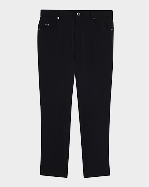 giorgio armani スラックス　黒 Giorgio Armani Men's Loose-Fit Seersucker Pants | Neiman Marcus