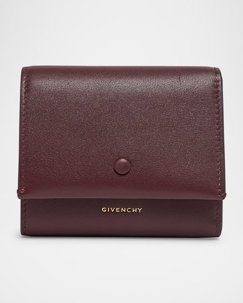 Givenchy Voyou Bifold Wallet in Tumbled Leather | Neiman Marcus