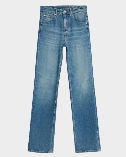 Jean Victoria Beckham Femme - Taille 25 - Coupe Droite Lavage Moyen Poivre - Neuf Sans étiquettes