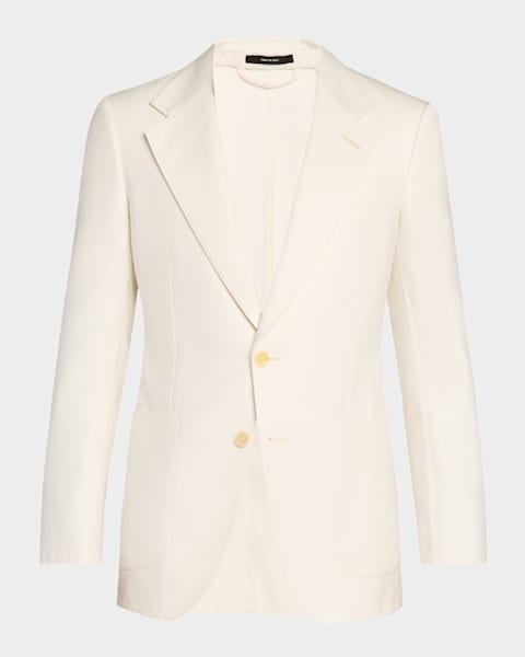 Emporio Armani Men's Textured Solid Dinner Jacket | Neiman Marcus