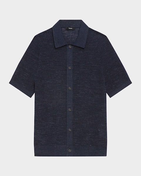 トップス WILLY CHAVARRIA BUFFALO GOLF POLO MESH L Buffalo Golf Polo in Solid Black – SVRN