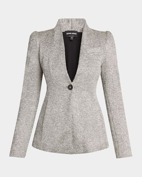 ジャケット・アウター \"EMPORIO ARMANI\" tweed coat Emporio Armani Tweed Jacket | Women's | Vitkac