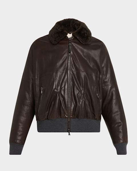 Leather-Like Moto Jacket