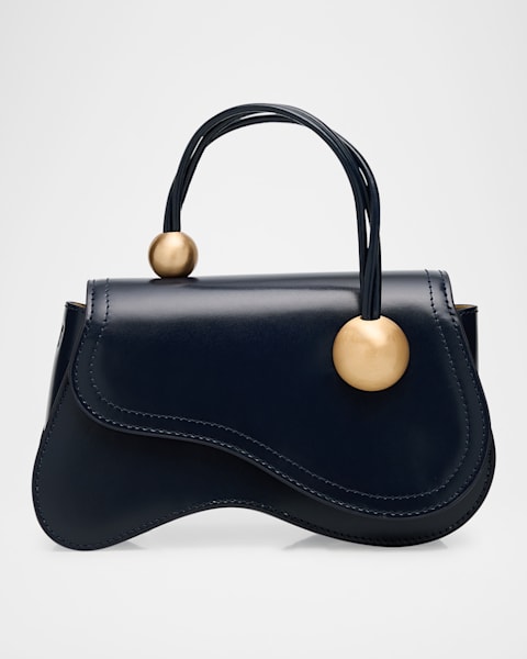 Cult Gaia Kazia Nano Leather Top Handle Bag | Neiman Marcus