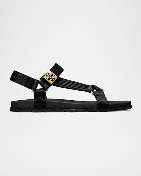 Miller Pave Medallion Thong Sandals