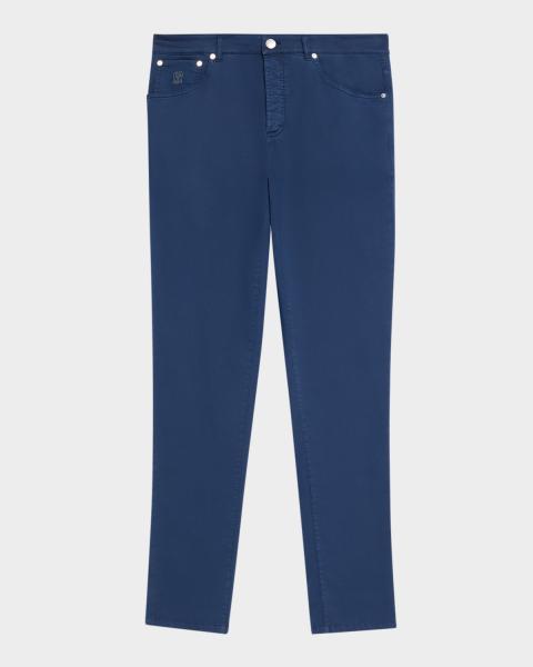 Brunello Cucinelli Men's Bull Denim Skinny-Fit Pants | Neiman Marcus
