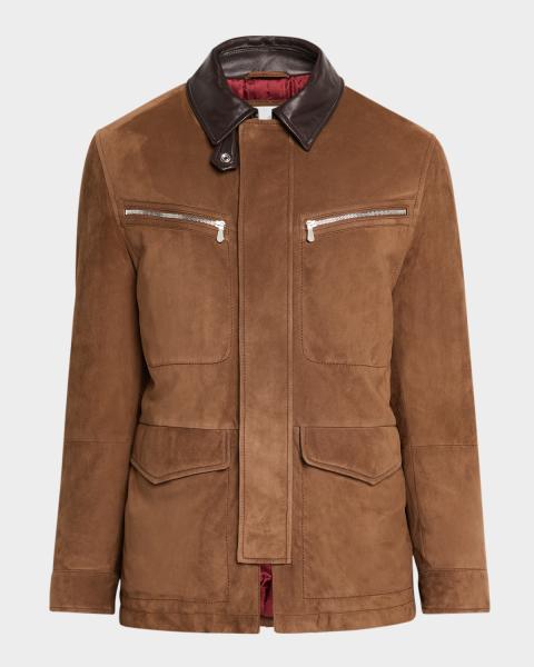 Homme Plisse Issey Miyake Men's Wool Like Light Pleated Long Coat