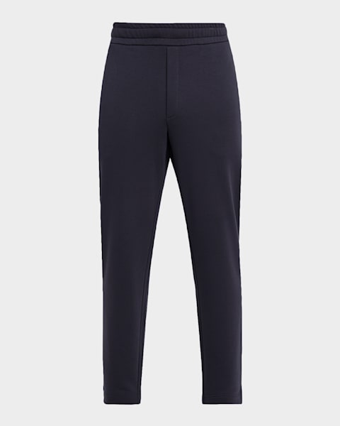 Moncler Men's Fleece Side-Logo Sweatpants | Neiman Marcus