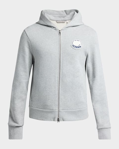 Moncler Men's Zip-Up Hoodie | Neiman Marcus
