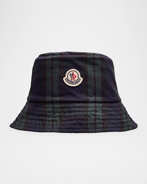 ハット MONCLER BUCKET HAT HAT】MONCLER Bucket Hat Navy Moncler Good product From Japan