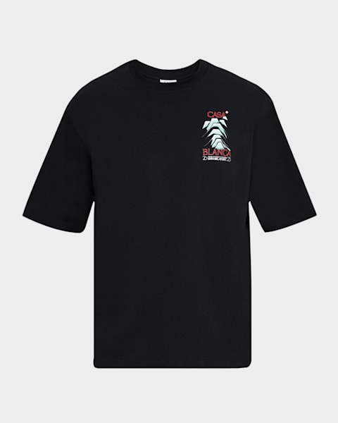 【CASABLANCA】 世界の美女 Tシャツ CASABLANCA Men's Galactic Connection Oversized Graphic T