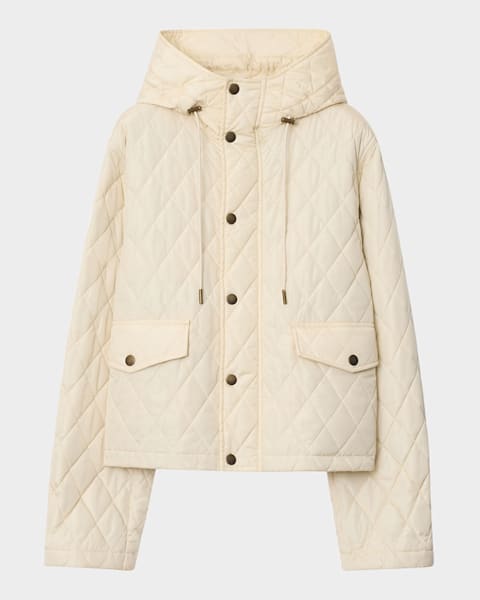 Burberry Quilted Parka Jacket | Neiman Marcus