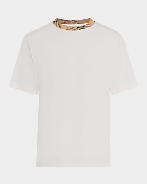 Burberry Men's Cotton Cross Stitch EKD​ Graphic T-Shirt