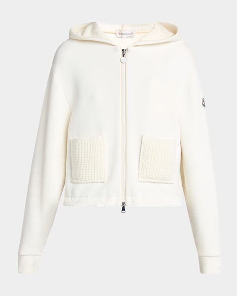 Moncler Auxonne Matte Hooded Windbreaker Jacket | Neiman Marcus