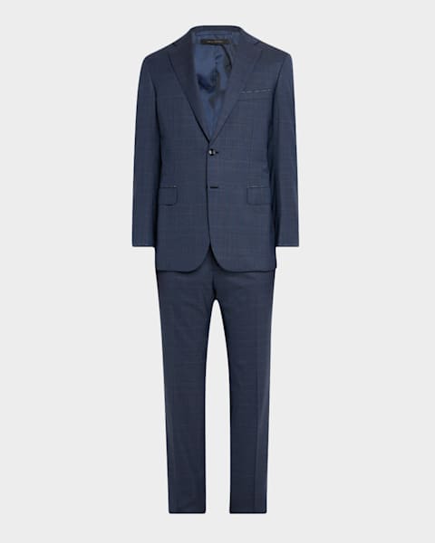 Brioni Men's Brunico Solid Two-Piece Suit | Neiman Marcus