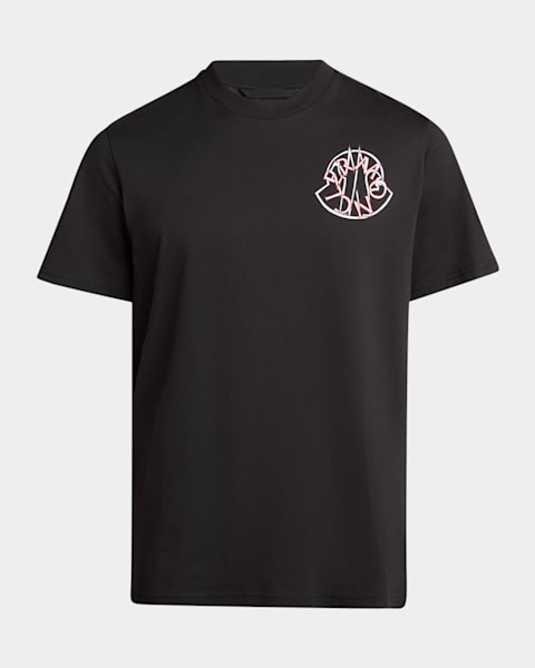Prada Men's Jersey Logo Graphic T-Shirt | Neiman Marcus
