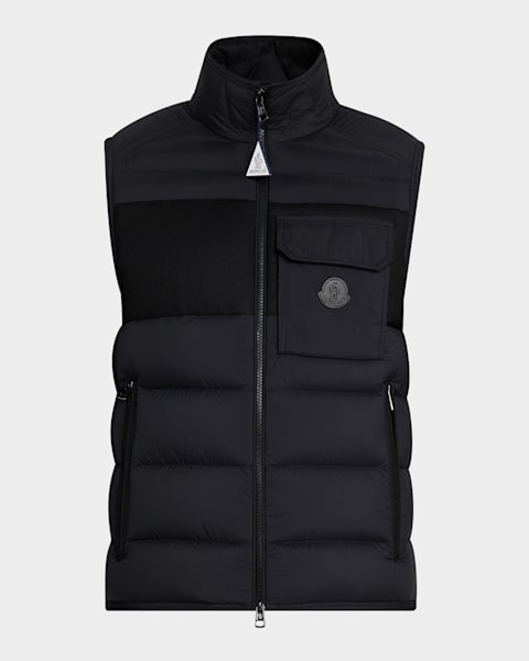 Moncler Men's Barthe Down Vest | Neiman Marcus
