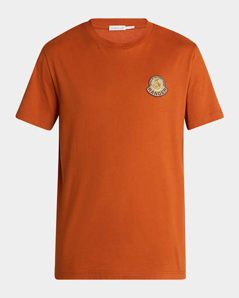 Moschino Men's T-Shirt with Shoulder Taping | Neiman Marcus