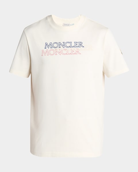 Moncler Men's Graffiti Logo Graphic T-Shirt | Neiman Marcus